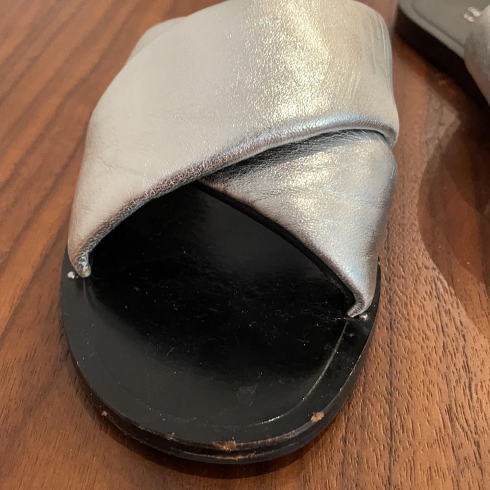 Rag & Bone Slides Silver And Black - image 2